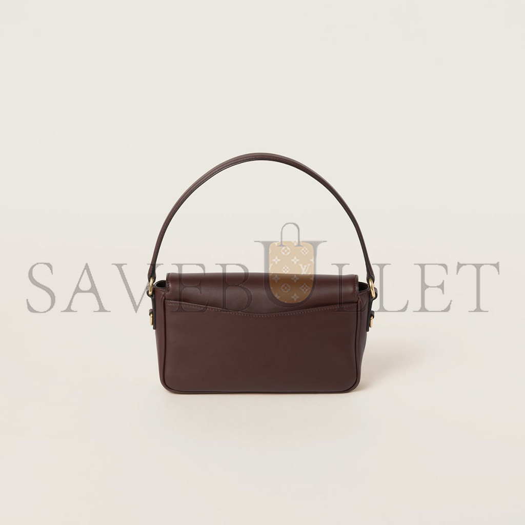 MIU MIU PENNY LEATHER BAG 5BD270 (23*13.5*5cm)